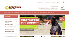 Desktop Screenshot of all-about-doberman-dog-breed.com